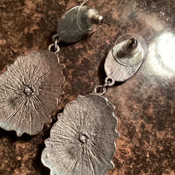 ~ Faux Turquoise Multistone Earrings ~ - Picture 6 of 7